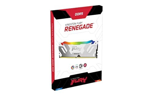 Kingston FURY Renegade Weiß RGB XMP 64GB 6400MT/s DDR5 CL32 DIMM Desktop Gaming Speicher (Kit mit 2 ) - KF564C32RWAK2-64 Bild 7