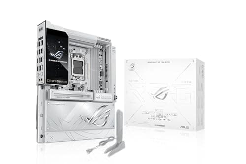 ASUS ROG Crosshair X870E Kühler, AMD E-ATX Motherboard, 24+2+2 Leistungsphasen, DDR5-Steckplätze, zwei PCIe® 5.0 x16 Safe-Steckplätze, sieben M.2-Slots, Dual Realtek 10G Ethernet, AI Cache Boost, Full Bild 2