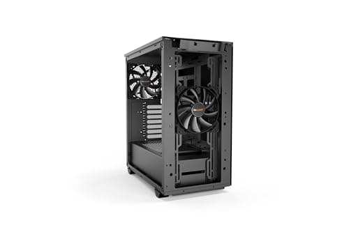 be quiet! Pure Base 500 Black, PC-Gehäuse, 2X Pure Wings 2 140mm Lüfter, Airflow und Silence optimierte Topcover, Radiatoren bis 360mm, BG034 Bild 6