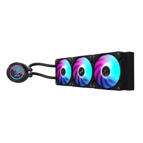 GIGABYTE AORUS WATERFORCE II 360 AIO Flüssigkeits-CPU-Kühler - 3x120mm ARGB-Lüfter, Schiebe-in-Verriegelungsmechanismus, Daisy-Chain, kompatibel mit Intel LGA 1851 und AMD AM5 Bild 6