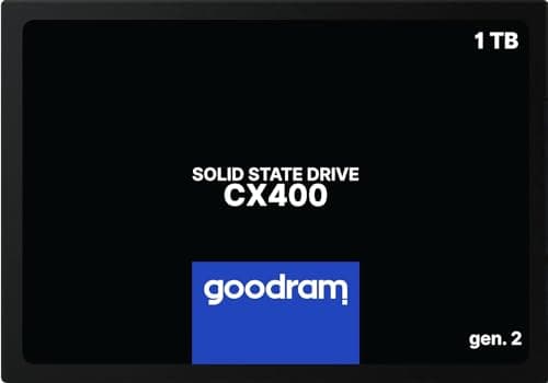 goodram SSD 1TB CX400 Gen.2 1024GB Solid State Drive SSD mit SATA III Interface 3D TLC NAND Flash Speicherchips 2,5 Zoll zur Beschleunigung Ihres PCs bis zu 10 Mal Schwarz 1024 GB 1 TB Bild 4