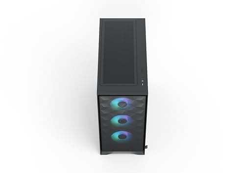 Fractal Design Pop 2 Air RGB PC-Gehäuse - Mesh-Front, Starke Airflow-Leistung, 3X 120 mm RGB-Lüfter, Tempered Glass, GPU bis 416 mm, ATX/mATX/ITX Schwarz TG RGB Bild 8