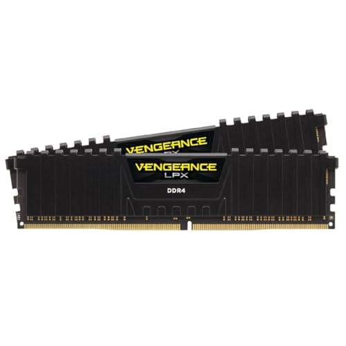 Corsair Vengeance LPX DDR4 RAM 32GB (2x16GB) Bis zu 3200MHz CL16 Intel XMP 2.0 Computerspeicher - Schwarz (CMK32GX4M2E3200C16) 2 x 16 GB Bild 2