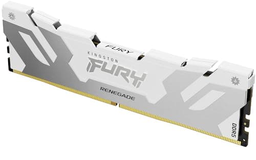 Kingston FURY Renegade DDR5 RGB Silber/Weiß XMP 24GB 8400MT/s CL40 CUDIMM Desktop Gaming Speicher Einzelmodul - KF584CU40RWA-24