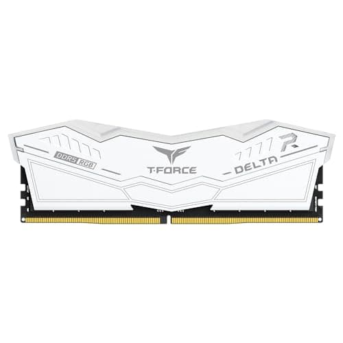 TEAM GROUP T-Force DELTA RGB DDR5 RAM, 6000MHz, 32GB (2x16GB), CL30, Desktop-Speicher mit RGB-Beleuchtung, PMIC-Kühlung, One-Click Overclocking (Schwarz) Bild 4