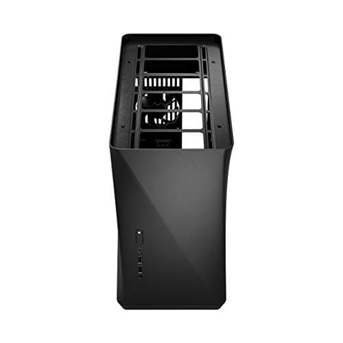 Fractal Design Era ITX Carbon – Tempered Glass – Mini-ITX Gehäuse – Small Form Factor – geeignet für Wasserkühlungen – USB Typ-C - Aluminium - schwarz Schwarz/schiere Freude Tempered Glass Bild 6