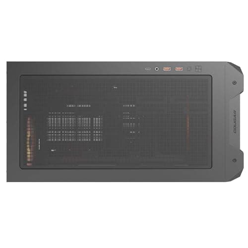 Cougar MX600 Mini-RGB-Mini-Turm-Gehäuse, 2 x 160 mm PWM Kühlungslüfter, erweiterbar auf insgesamt 10 Lüfter, geneigte Luftstromrampe, Heizkörperhalterung Bild 4