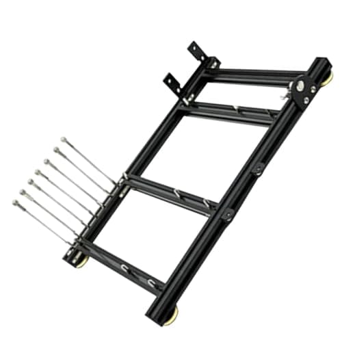 Offenes Computergehäuse aus Aluminium mit Stabilem Layout und 7 Pci Slots Kompatibel mit ATX Mainboards für Selbstgemacht PC BAU und Tests
