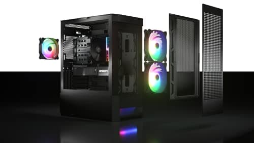 COUGAR GAMING PC-Gehäuse Duoface RGB schwarz + 2 Panels Bild 4