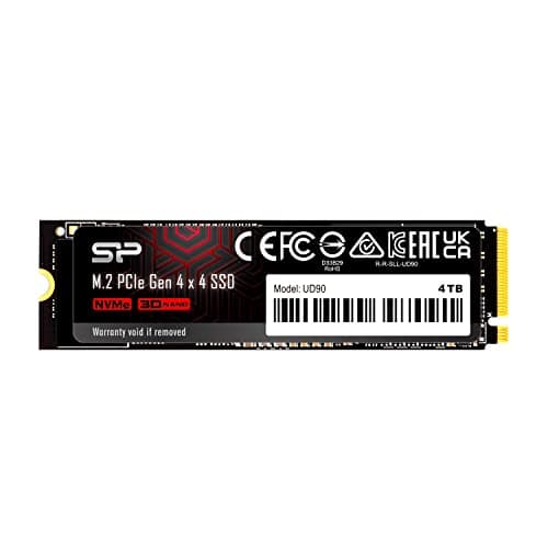 Silicon Power 4TB UD90 NVMe 4.0 Gen4 PCIe M.2 SSD R/W up to 5,000/4,500 MB/s (SP04KGBP44UD9005) Bild 2