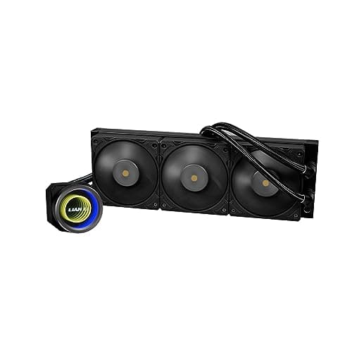 Lian Li Galahad II Trinity Performance AIO Wasserkühlung, 360 mm Aluminium Radiator, drei 120 mm Hochleistungs Lüfter aus LCP, ARGB-Beleuchtung, Sockel LGA 1700 und AM5 - Schwarz Bild 2