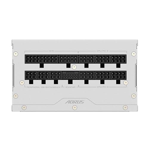 GIGABYTE AORUS Elite P1000W Ice Netzteil - PCIe 5.0, 80 Plus Platinum, Vollmodulares Design, 120mm Lüfter, ATX 3.0-kompatibel, EU-Stecker Bild 6