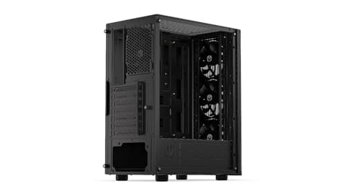 ENDORFY Ventum 200 Air PC Gehäuse ATX mit Tempered Glass, 4X Stratus 120 PWM, Mesh Front, Unterstützung für 360 mm Radiator, Staubfilter, ATX mATX ITX Bild 6