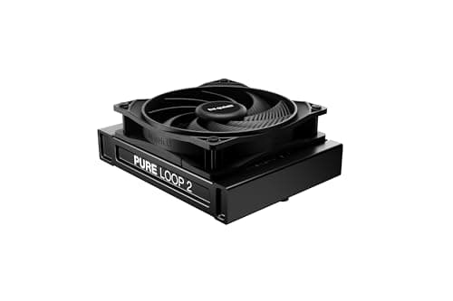 be quiet! Pure Loop 2 120mm All-in-One Wasserkühlung für übertaktete AMD/Intel Systeme, 1x Pure Wings 3 PWM high-speed Lüfter, hoher statischer Druck, doppelt entkoppelte PWM-Pumpe mit ARGB, BW016 Bild 8