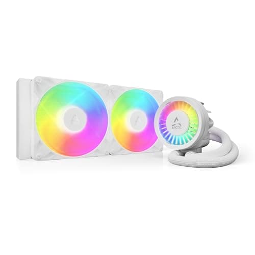 ARCTIC Liquid Freezer III Pro 280 A-RGB - Wasserkühlung PC, AIO CPU Wasserkühler, 2x140 mm, 38 mm Radiator, PWM-Pumpe, VRM-Lüfter, AMD AM5/AM4, Intel LGA1851/1700 Contact Frame - Weiß weiß Liquid Freezer III Pro 280 A-RGB Bild 3
