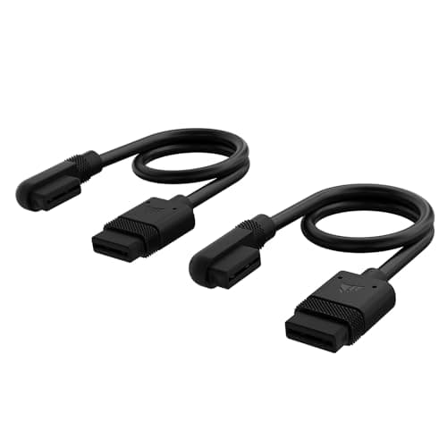 Corsair iCUE LINK H115i RGB Liquid CPU Cooler Bundle - 280mm AIO - Zwei QX140 RGB Lüfter - iCUE LINK System Hub - iCUE LINK Slim 200mm Straight/Slim 90° Kabel - Schwarz Bündel 280mm AIO Schwarz Bild 5