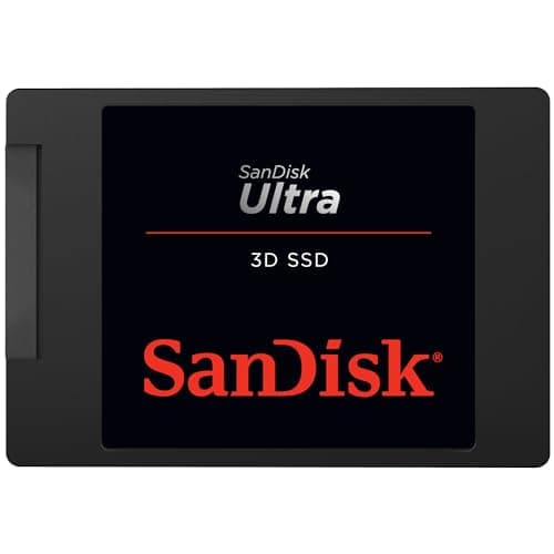 SanDisk Ultra 3D 4 TB SSD interne Festplatte ( 2,5 Zoll, stoßbeständig, 3D NAND-Technologie, n-Cache 2.0-Technologie, 560 MB/s Übertragungsraten) Schwarz Ultra 3D SSD - New 4 TB SATA SSD Bild 2