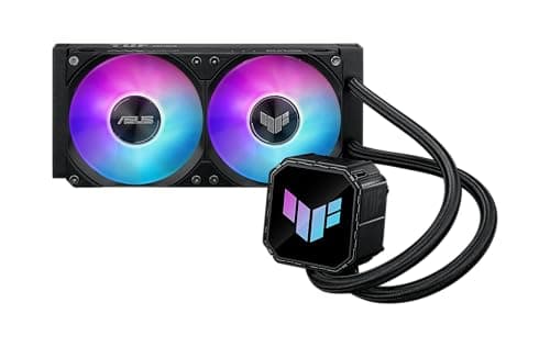 ASUS TUF Gaming LC III 240 ARGB All-in-One-Flüssig-CPU Wasserkühlung (zwei vorinstallierte Lüfter, Aura ARGB, 400-mm Schläuche, Unterstützung für Intel LGA 1851, 1700, 1200 und AMD AM5 und AM4 Sockel) Bild 4