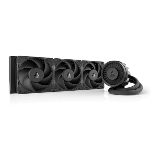 ARCTIC Liquid Freezer III Pro 360 - Wasserkühlung PC, AIO CPU Wasserkühler, 3x120 mm, 38 mm Radiator, PWM-Pumpe, VRM-Lüfter, AMD AM5/AM4, Intel LGA1851/1700 Contact Frame - Schwarz Bild 3