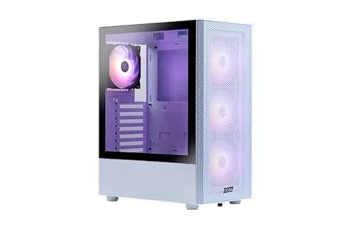 XPG Valor MESH (kompaktes ATX-Mid-Tower-Gehäuse, MESH-Frontpanel-Design, 3mm-gehärtetes Glas-Seitenpanel, vorinstallierte x4 120mm Lüfter) Bild 7