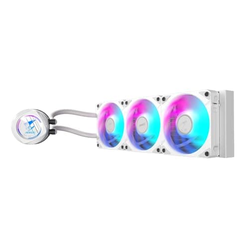 GIGABYTE AORUS WATERFORCE II 360 Ice AIO Flüssigkeits-CPU-Kühler - 3x120mm ARGB-Lüfter, Schiebe-in-Verriegelungsmechanismus, Daisy-Chain, kompatibel mit Intel LGA 1851 und AMD AM5 Bild 6