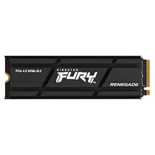 Kingston FURY Renegade 4000G PCIe 4.0 NVMe SSD W/ HEATSINK - Für Gamer, Enthusiasten und Hochleistungsnutzer - SFYRDK/4000G, schwarz 4TB Heatsink Bild 2