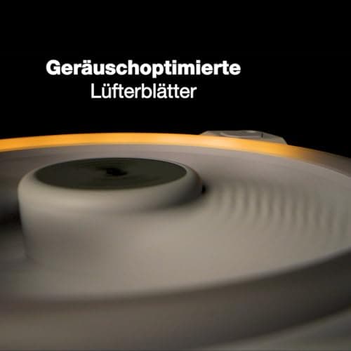 be quiet! Light Wings 140mm PWM High-Speed White 3er-Pack ARGB LED Lüfter, 2200 RPM, leise 31 dB(A), hoher Luftdruck, inkl. ARGB Hub, Weiß Bild 8