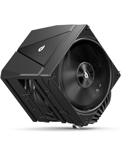 upHere UE2 Elite T8 CPU Kühler 120mm,Dual-Tower mit 8 Heatpipes,TDP 280W,Prozessorlüfter für AM5/AM4/AM3 Intel 1851/1700/115x/1200,Leiser PC Kühler UE2 Elite T8-Weiß Bild 3