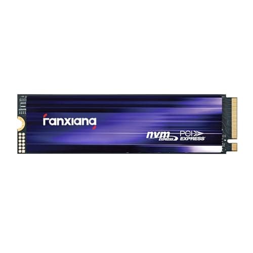 fanxiang M.2 SSD 1TB Nvme SSD PCIe 4.0 Interne Festplatte 7300MB/s Lesen, 5200MB/s Schreiben, für Gaming, Videoschnitt, Programme, Kompatibel mit Laptop, Desktop, Spielekonsole (S880)