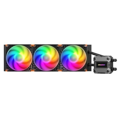 Cougar Gaming – Flüssigkühler – Posidon ULTRA360 – AIO CPU 360 mm mit 3 ARGB-Lüftern, Hochleistungspumpe, kompatibel mit Intel & AMD, leise und effizient (ULTRA 360)