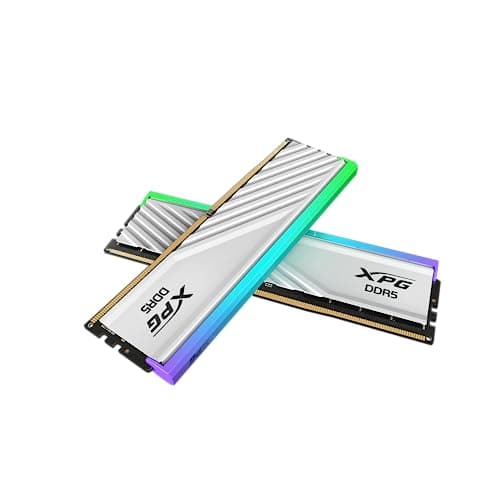 Kit+Barrettes+m%C3%A9moire+32Go+%282x16Go%29+DIMM+DDR5+Adata+XPG+Lancer+Blade+RGB+PC5-48000+%286000+MHz%29+%28Blanc%29