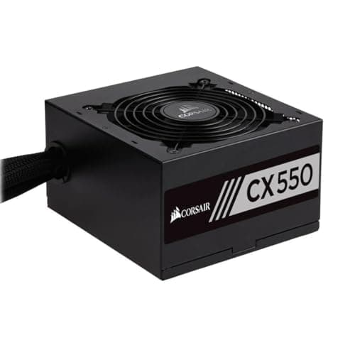 Corsair CX550 80 Plus Bronze, Nicht modulares ATX-Netzteil, geräuscharm, 550 W, Schwarz 550W Bild 2