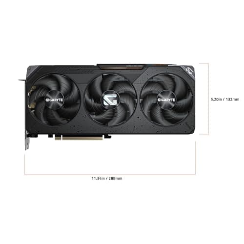GIGABYTE Radeon RX 9070 Gaming OC 16G Grafikkarte, PCIe 5.0, 16GB GDDR6, GV-R9070GAMING OC-16GD Grafikkarte Bild 8