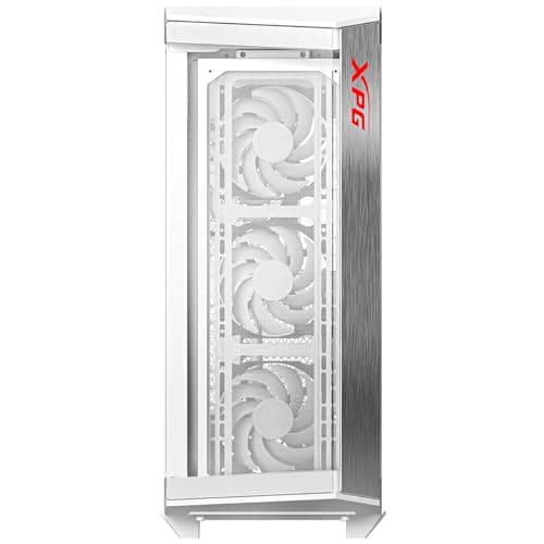 XPG BATTLECRUISER II ST E-ATX 4 Fan ARGB gehärtetes Glas, weiß, BATTLECRUISERIIST-WHCWW Bild 3