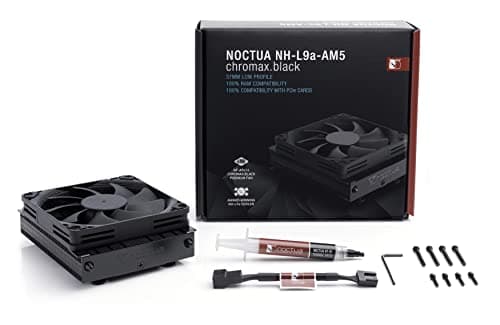 Noctua NH-L9a-AM5 chromax.black, Premium Low-profile Kühler für AMD AM5 (Schwarz) Bild 8
