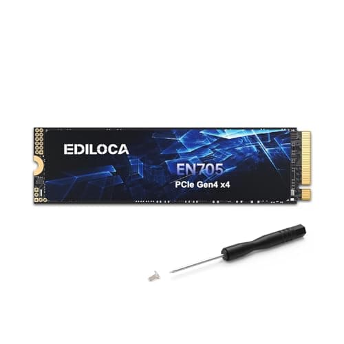 Ediloca EN705 SSD 2TB NVMe SSD M.2 PCIe Gen4, Interne SSD, 3D NAND TLC, bis zu 4800 MB/s, internes Solid-State-Laufwerk, dynamischer SLC-Cache, kompatibel mit PS5, Laptops und PC-Desktops