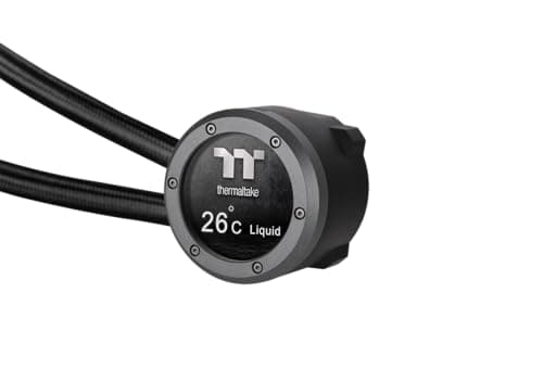 Thermaltake TH360 V2 Ultra ARGB Sync AIO Wasserkühlung 360mm – 2.1" LCD 480x480, 3x CT120 ARGB PWM, TT RGB Plus 2.0, Intel LGA1851/1700 & AMD AM5/AM4, Schwarz Black 360 mm Ultra ARGB Bild 4