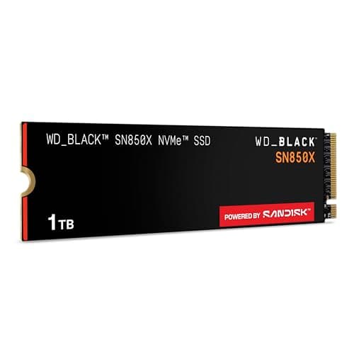 WD_BLACK SN850X NVMe SSD 1 TB interne SSD (Gaming Speicher, PCIe Gen4-Technologie, Lesen 7.300 MB/s, Schreiben 6.300 MB/s) Schwarz 1 TB Standard SN850X Bild 4