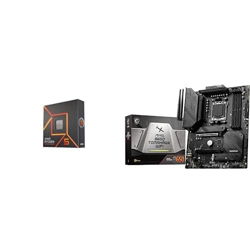 AMD Ryzen 5-7600X Processor + MSI MPG B650 Tomahawk WiFi Motherboard ATX