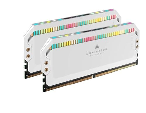 CORSAIR Dominator Platinum RGB DDR5 RAM 64GB (2x32GB) Bis zu 5200MHz CL40-40-40-77 1.25V Intel XMP 3.0 Desktop-Arbeitsspeicher – Weiß (CMT64GX5M2B5200C40W) Bild 6