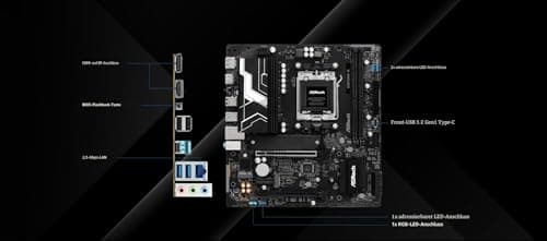 ASRock B850M-X R2.0 AM5 mATX HDMI/DP DDR5 (90-MXBSG0-A0UAYZ) Bild 6