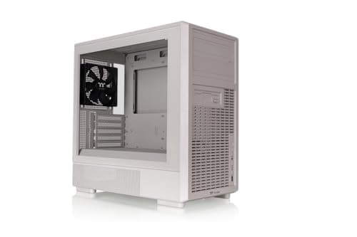 Thermaltake Retro 260 TG Micro Tower | M‑ATX Gehäuse | Retro‑Frontpanel | 4‑mm Tempered Glass | Bis zu 280‑mm AIO Support | Platz für 9× 120‑mm Lüfter | USB‑C | Beige Bild 2