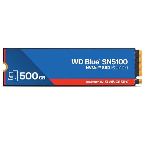 WD Blue SN5100 NVMe SSD 500 GB (6.600 MB/s Lesegeschwindigkeit, M.2 2280, PCIe Gen 4.0, nCache 4.0, SanDisk 3D CBA NAND-Technologie, Acronis True Image) Bild 2