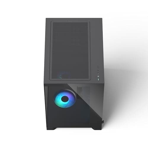 Fractal Design Pop 2 Vision Black RGB PC‑Gaming‑Gehäuse mit Panoramaglas – Dual‑Kammer‑Design – 4 RGB‑Reverse‑Lüfter – ATX/E‑ATX/mATX/ITX Bild 8