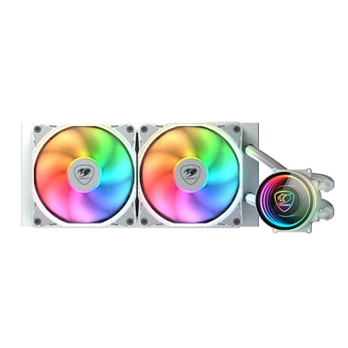 COUGAR Kit Watercooling AIO Poseidon Elite RGB - 240mm (Blanc) CGR-PSDELRGB-W-240 Bild 4