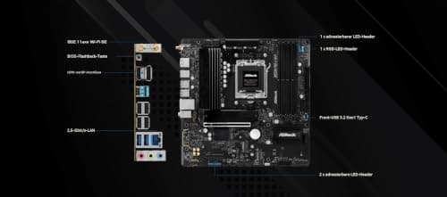 MB ASRock AMD AM5 B850M Pro-A WiFi Bild 5