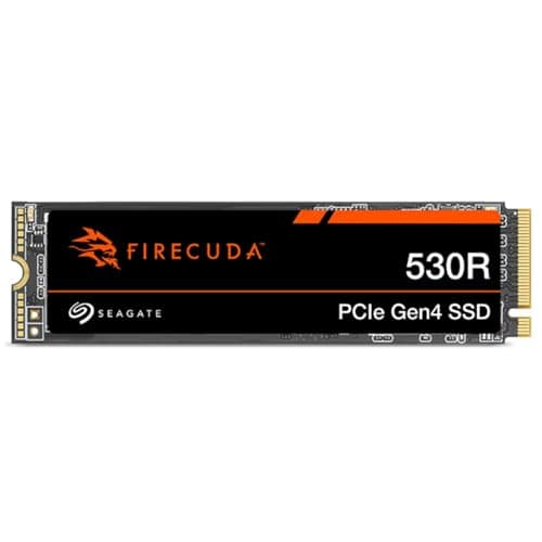 Seagate FireCuda 530R NVMe SSD 4TB, Für PS5/PC, M.2 PCIe Gen4 ×4 NVMe 1.4, bis zu 7.400 MB/s, 3D TLC NAND, 5.050TBW, inkl. Data Rescue Service (ZP4000GM3A063)