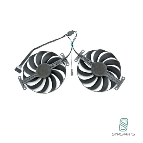 Lüfter für ASUS Dual RTX 3060 Ti/RTX 3070 – T129215SU CF1010U12S, 95mm, 7-Pin – NUR 11 Lüfterblätter – 2er Set Bild 6