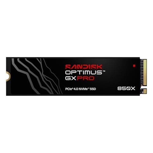 SANDISK Optimus GX PRO 850X NVMe SSD 8 TB (bis zu 7.200/6.600 MB/ssequentielles Lesen/Schreiben, M.2 2280, PCIe 4.0, bis zu 4.800 TBW) Gaming-Speichererweiterung, leistungsstarke interne SSD Non Heatsink 8 TB Bild 2