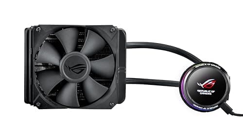 ASUS ROG Ryuo 120 All-in-One CPU-Wasserkühlung (1,77 Zoll OLED Display, Aura Sync RGB, ROG-120 mm-Lüfter) Bild 3